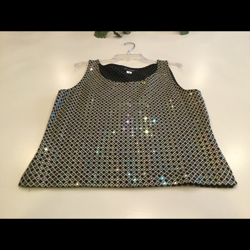 St John Sleeveless Top - Black, Purple, Pyettes